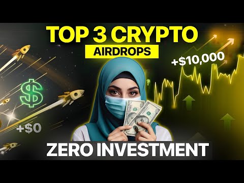 🚀Top 3 Free Crypto Airdrops 2024 | Listing Soon •100% Legit | Claim Withdrawal And Sell ( Start now)