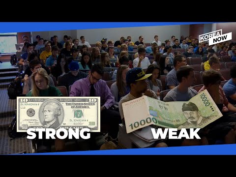 Sharply strengthening US dollars affect students studying abroad