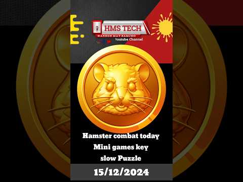 Hamster combat mini Game Puzzle | hamster today key 🗝️ | #hamster #minigame #puzzle #hmstech