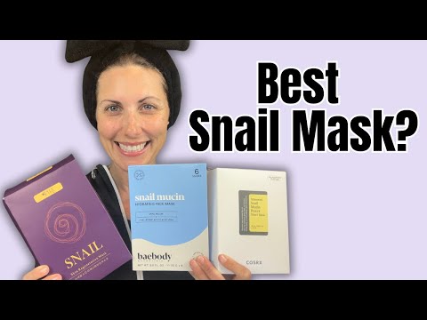 Comparing 3 Korean Snail Mucin Face Masks for Anti-Aging Benefits