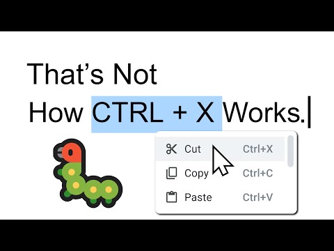 That's Not How CTRL + X Works: A Rant