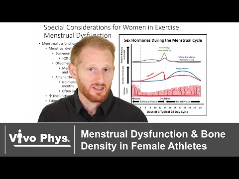 Menstrual Dysfunction and Bone Density in Female Athletes