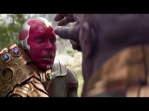 Thanos Kills Vision Scene   Vision Death Scene  Avengers Infinity War 2018 Movie CLIP 4K