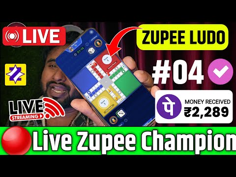 🔴 Live #4  Zupee Ludo Live Streaming ! Zupee Ludo Se Paise Kaise Kamaye