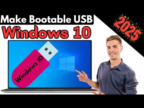 How to Create A Windows 10 Bootable USB Flash Drive | How to Make Windows 10 Bootable USB (2025)