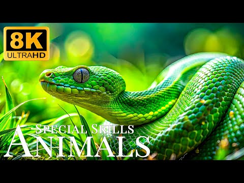 Animal Special Skills 8K ULTRA HD🐾The Amazing Beauty Of Animals With Relaxing Music