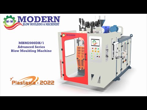 New Launch at Plastasia 2022, Pragati Maidan Delhi. Advanced Series 2000/DH/1 Blow Moulding Machine