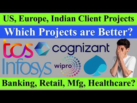 Best Projects in IT Companies, US, Europe Clients, Banking Retail Pharma client #tcs #infosys #wipro