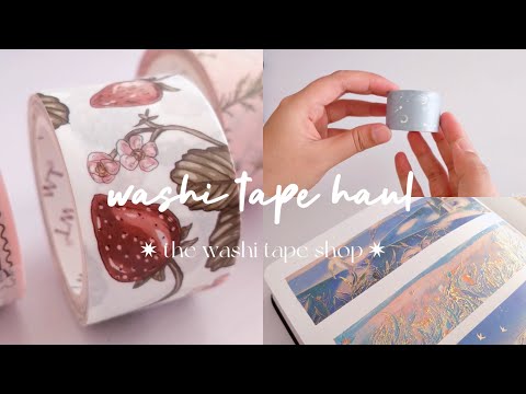 ✷ the washi tape shop haul ✷ pretty washi tapes!