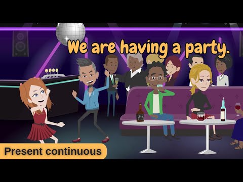 Present continuous tense | Present continuous English conversation | Learn English