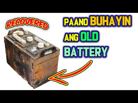 Paano paganahin ang mga luma at sirang battery ng motor