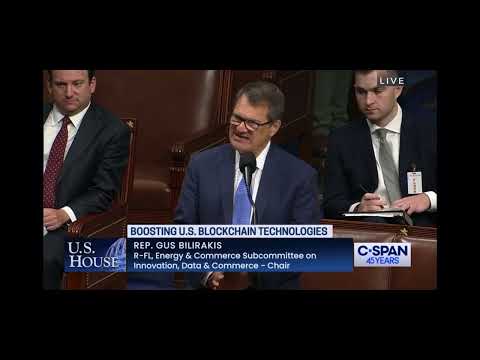 Chair Bilirakis Speaking on House Floor in Support of Deploying American Blockchain Act