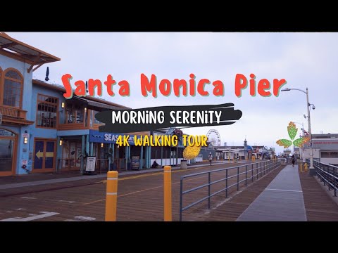 Early Morning Relaxing Walking Tour of Santa Monica Pier #santamonica #walkingtour