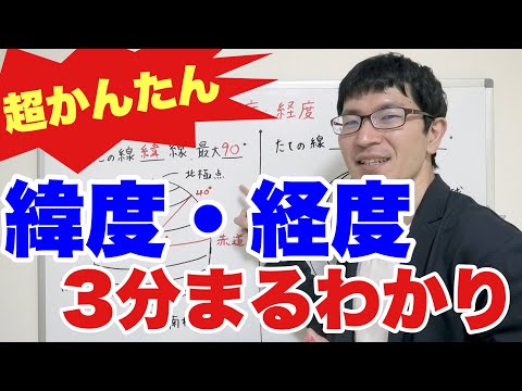 【浜松の塾】3分でわかる！緯度と経度