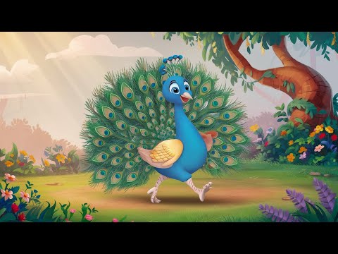 The Sad Peacock: A Lesson in Gratitude and Acceptance,Kids tale,bedtime story.