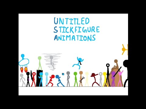 USA1-5: Untitled Stickfigure Animations [all episodes] (folioscope animation)