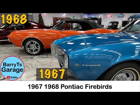 🔥 1967 vs 1968 PONTIAC FIREBIRD - Compare and Contrast   #barryt #cartiktok #musclecars