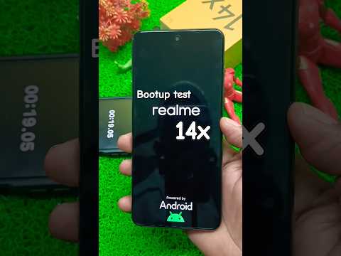 Realme 14x Bootup Time Speed test Review 🔥#shorts #realme14x5g #gadgetyt