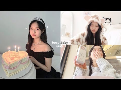 busy birthday vlog🍰: birthday surprises, kpop dance performance, gift unboxings, entering my 20s