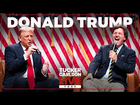 Tucker Carlson Live Tour Grand Finale With President Donald Trump LIVE in Glendale, AZ