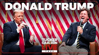 Tucker Carlson Live Tour Grand Finale With President Donald Trump LIVE in Glendale, AZ