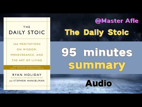 Summary of The Daily Stoic by Ryan Holiday | 95 minutes audiobook summary