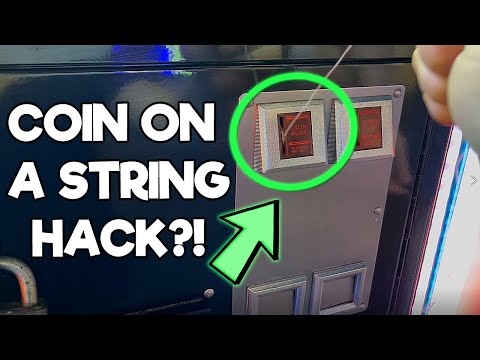 Does This Coin On A String HACK Work In Arcade Games?! #Shorts