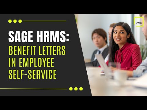 Sage HRMS: Benefit Letters in Employee Self-Service | How-To Guide