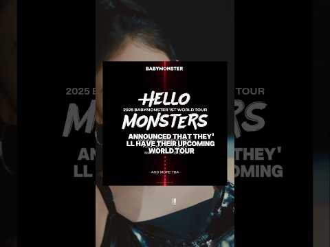 Baby monsters world tour #kpopshorts #kpop #babymonster #baemon #kpopidol #ahyeon