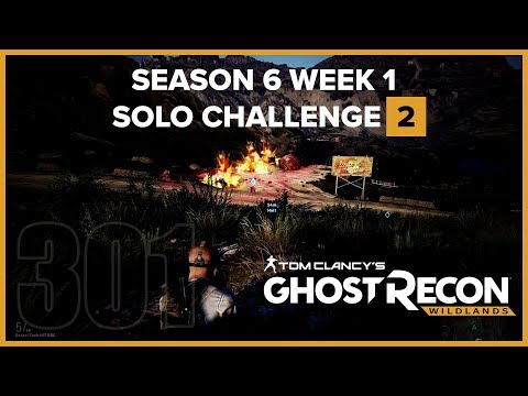 Ghost Recon Wildlands Ep 301 - S06W01 Solo Challenge 2 Blow up 5 Santa Blanca vehicles with C4