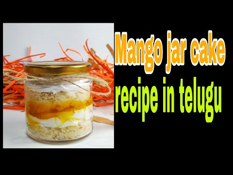 mango jar cake in telugu || cake classes in telugu #cake #cakewithoutoven #cakerecipe #trendingcake