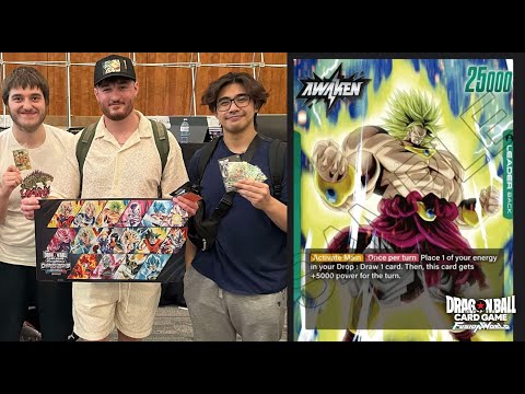 Nhat's 8th place Green Broly Deck 💪🏽: DBS Fusion World Niagara Regionals