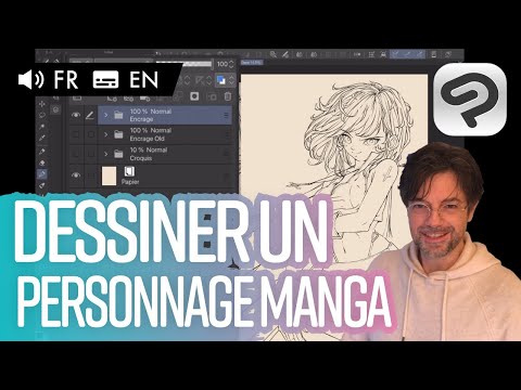 [En subs] Draw a Manga Character with Franck Demollière - Part 1