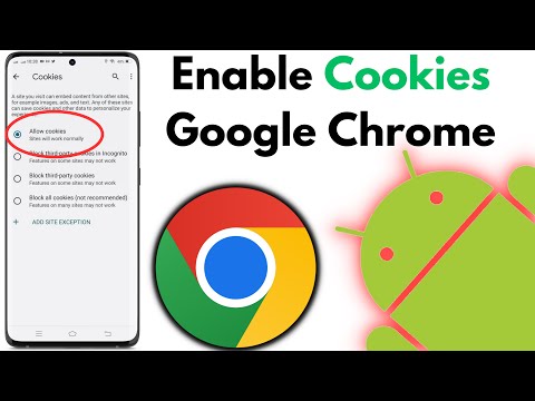 How to Enable Cookies on Google Chrome Android Mobile | How to Activate Cookies on Google Chrome