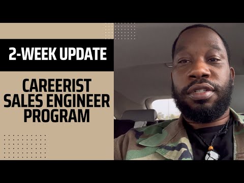 I’m 2 weeks in to the Careerist Sales Engineering course. (Quick update)