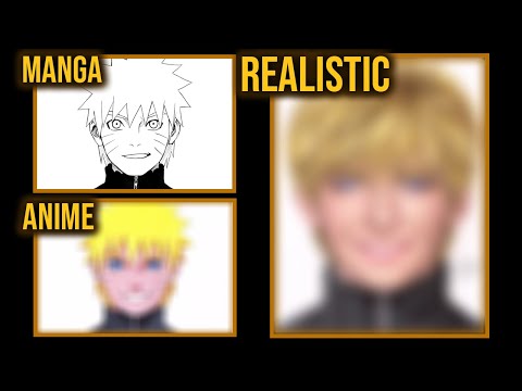 Drawing NARUTO UZUMAKI in 3 Styles [Manga, Anime and Realistic]