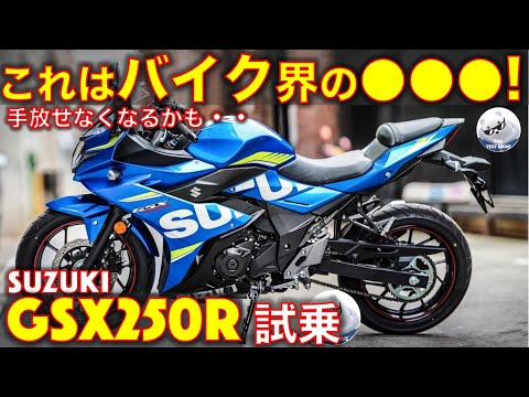 スズキ GSX250R 試乗レビュー！ヤバい これはバイク界の●●●だ！