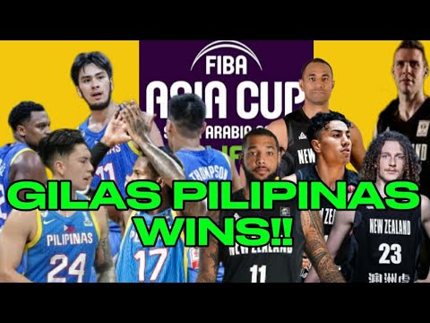 GILAS PILIPINAS WINS AGAINST NEW ZEALAND | FIBA ASIA CUP 2025 QUALIFIER GAME RESULT