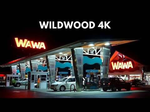 Wildwood 4K Driving Tour | New Jersey Shore Motels Drive