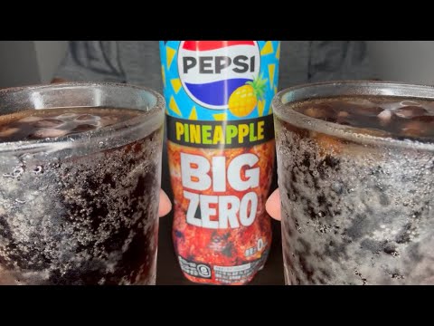 ASMR PEPSI PINEAPPLE DRINKING SOUNDS ペプシコーラパイナップルを飲む音