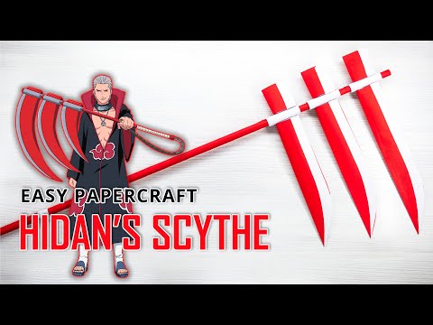 How to Fold Your Own Hidan Scythe! Naruto Cosplay Prop Tutorial!