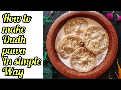 बिहारी स्टाइल में दूध पुआ बनाने का सबसे आसन तरीका 🤤 How to make Dudh puwa || #krishpykanix #food