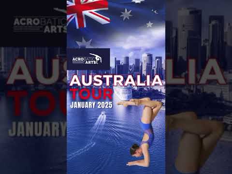 🇦🇺 AUSTRALIA! 🇦🇺 Don't miss the #AcrobaticArts January Tour! 🤸‍♀️ #acrosyllabus #acroteacher #acro