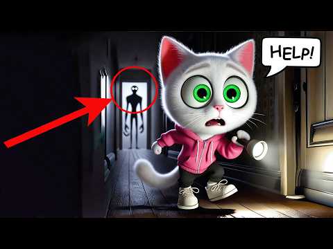 Cat Got Lost in a HAUNTED HOUSE | AI Cat Story