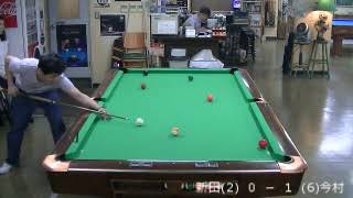 20190606_第38回アレナ ポケットマンスリー9ボールトーナメント決勝（新田香織 VS 今村豊  ）