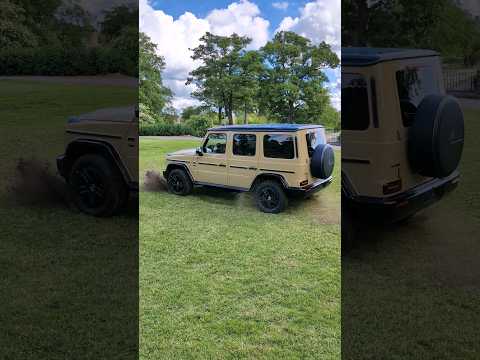 Going electric is like! ⚡- TANK TURN with the MB G580 #MBG58 #gelandewagen #gwagon