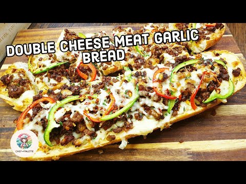 How To Make The Best Double Cheese Meat Garlic Bread In Air Fryer Or Oven