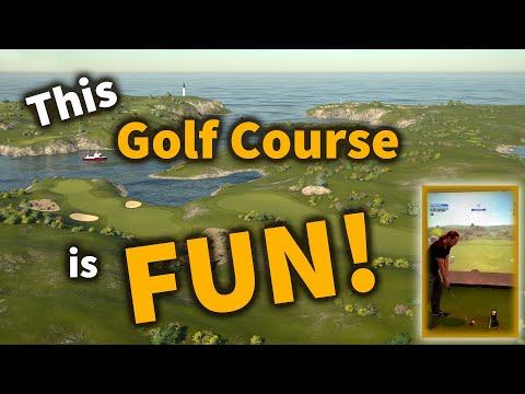 This Golf Course is FUN! Flythrough of Celtic Greens Golf Links for Golf Simulator