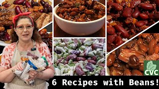 6 Bean Recipes - Affordable Meals - Protein Packed - Southern Style