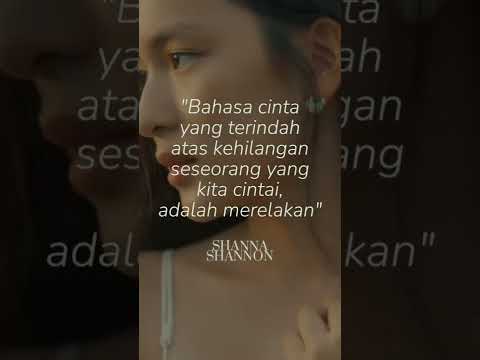 Bahasa cinta yang terindah adalah Merelakan I Shanna Shannon on YouTube #ShortsShannaShannon